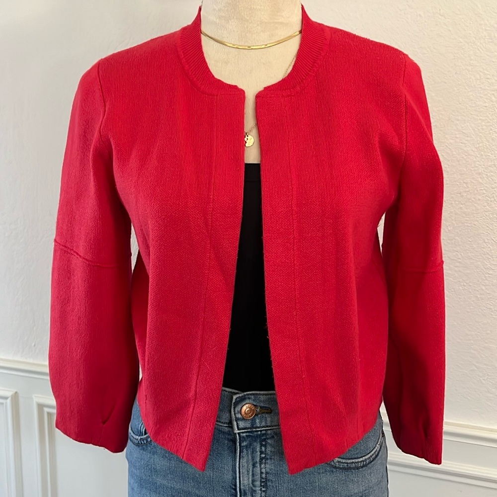 Philosophy Republic Red Cardigan Small